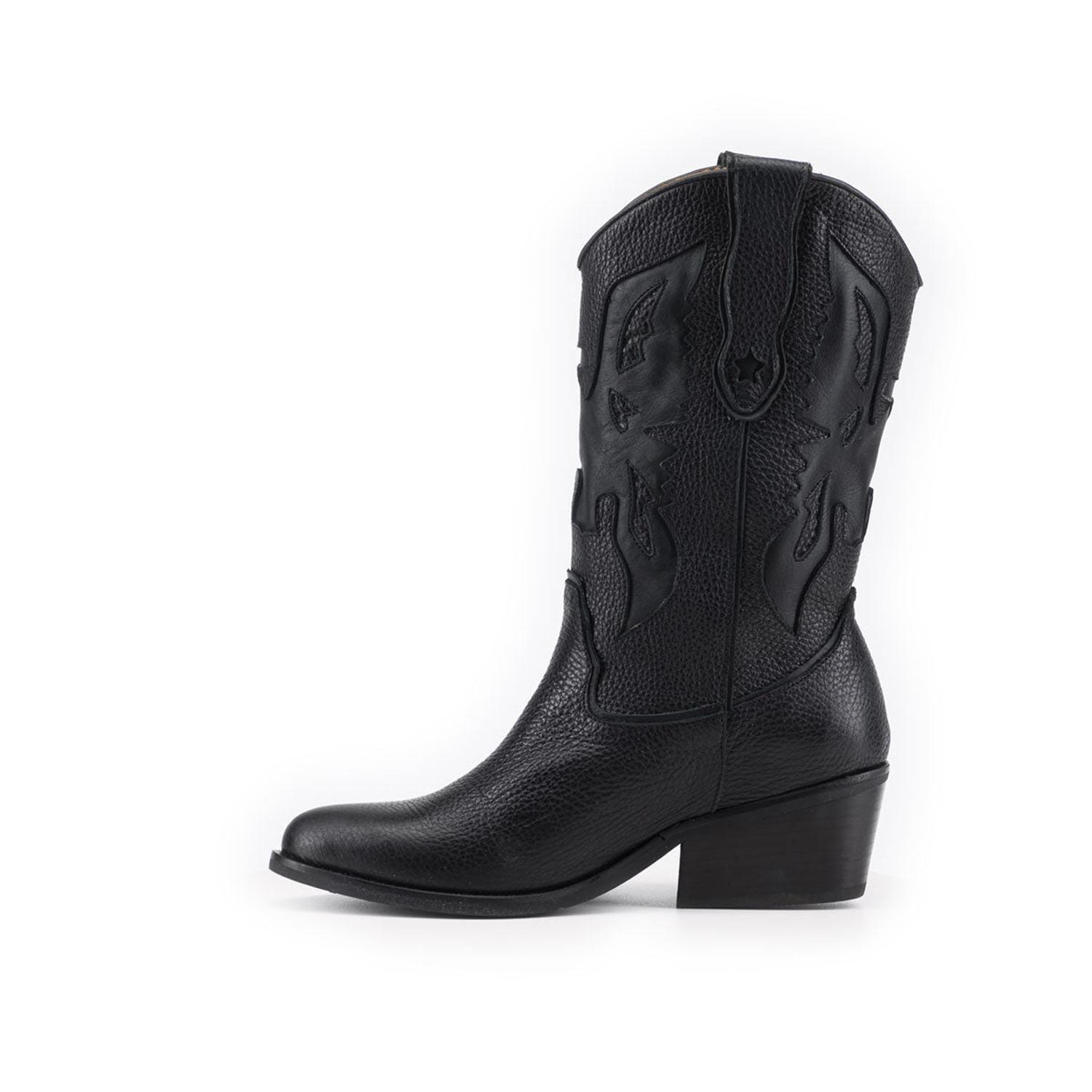 BOTA AGUILA BLACK DE CUERO-4