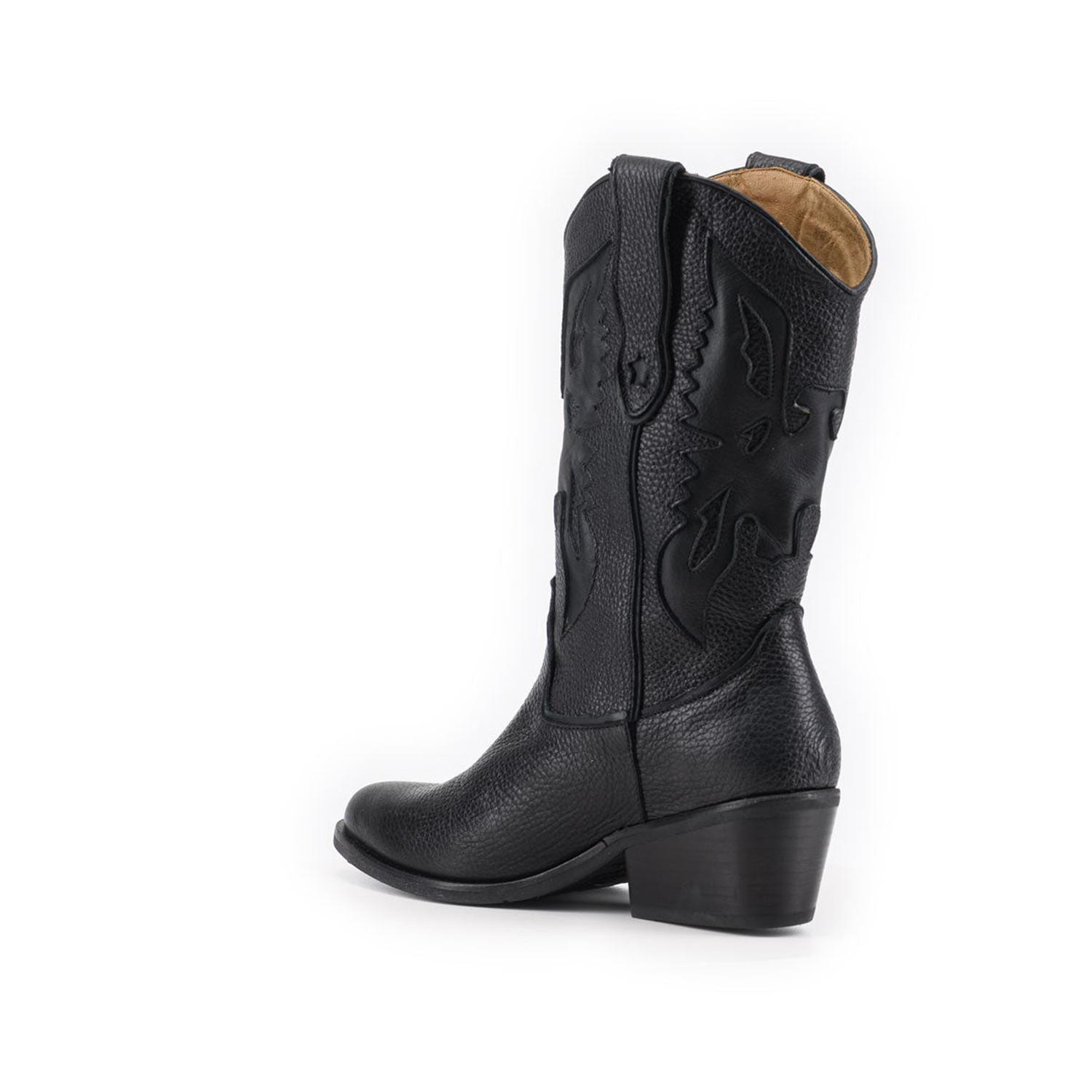 BOTA AGUILA BLACK DE CUERO-5