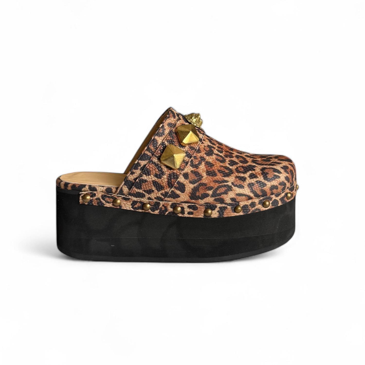 ZUECO MARTINA LEOPARDO ORO ALTO-0