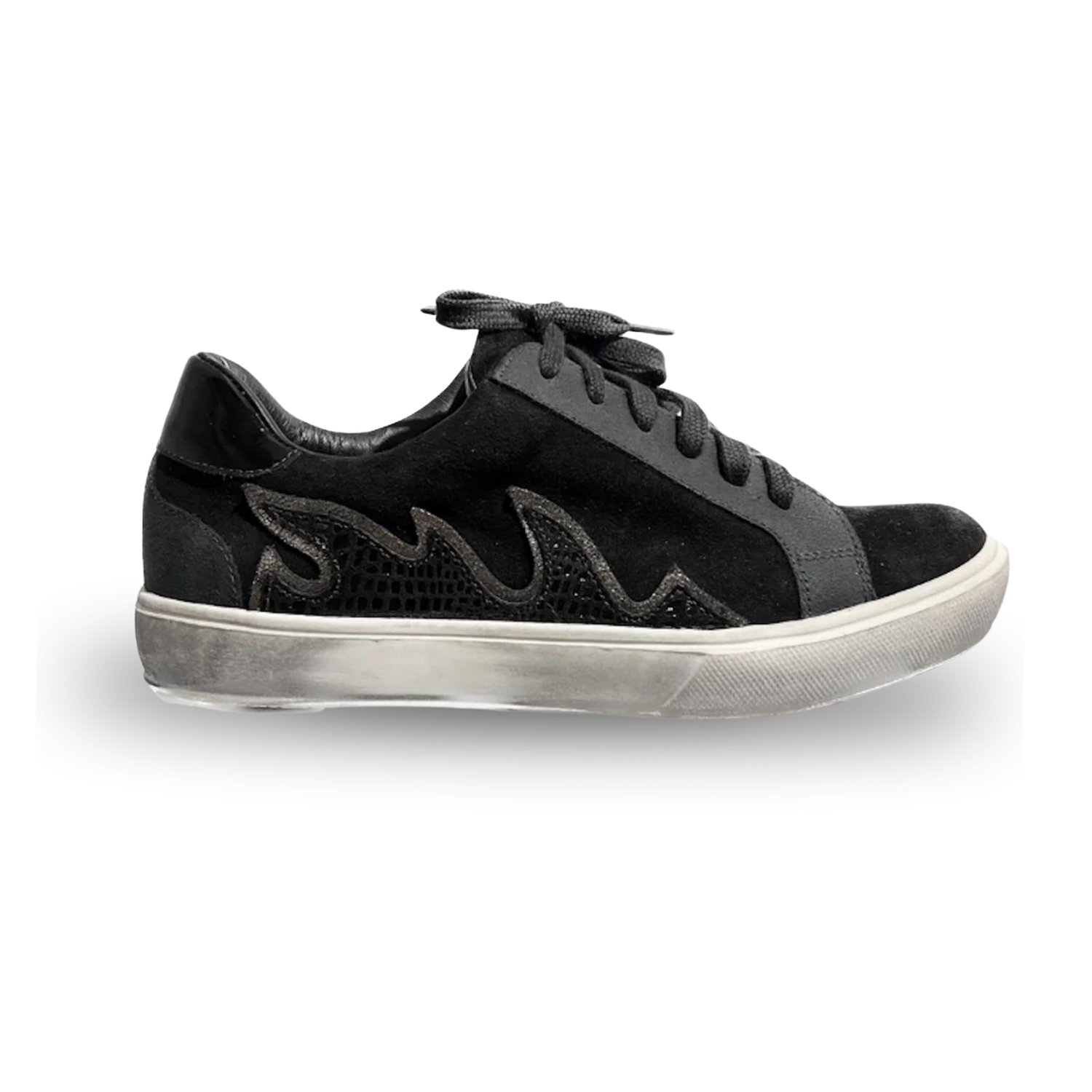 ZAPATILLA CUERO LAURA NEGRA-0