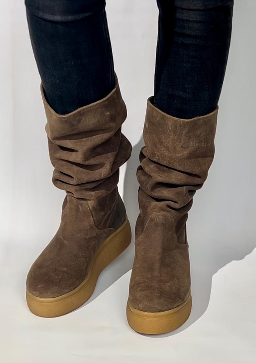BOTA SOFIA TAUPE-3