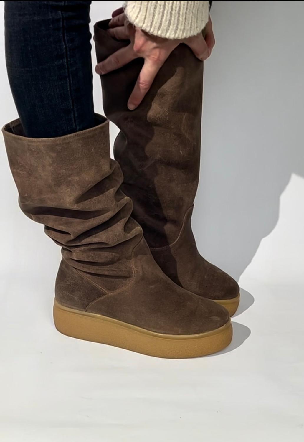 BOTA SOFIA TAUPE-5