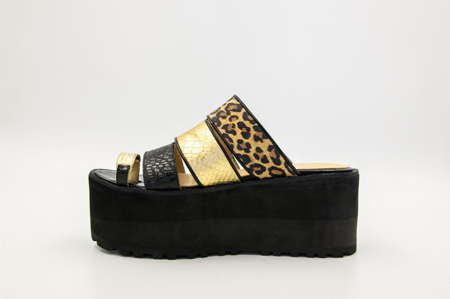 SANDALIA DE CUERO JULIA PRINT-2