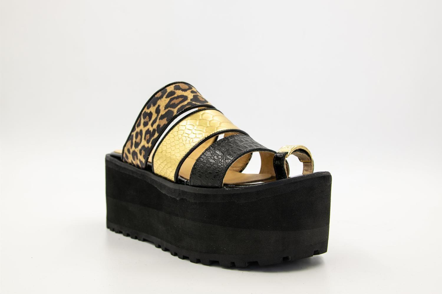 SANDALIA DE CUERO JULIA PRINT-4