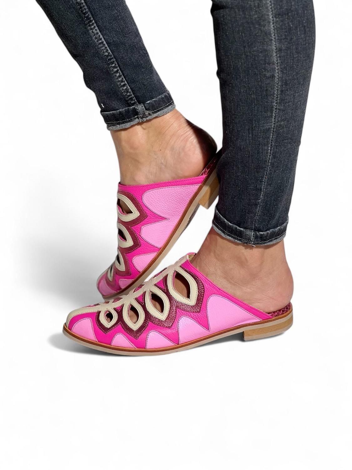 BABUCHA FLOR CHICLE-1