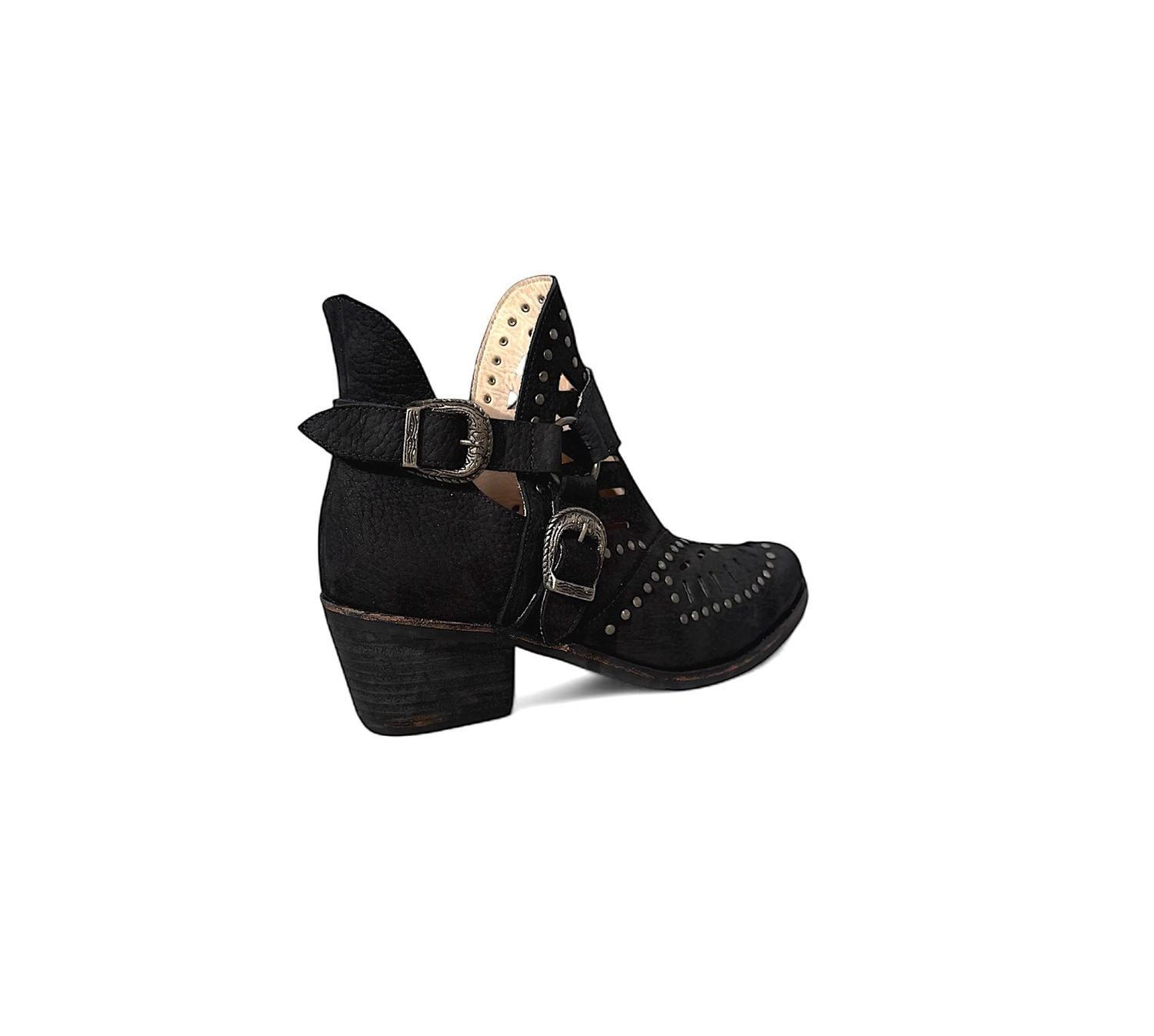 BOTIN MUJER DE CUERO GRACIA NEGRO-5