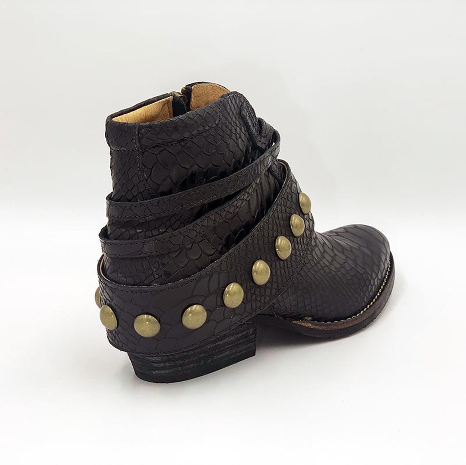 BOTÍN AIDA NEGRO DE CUERO MUJER-2