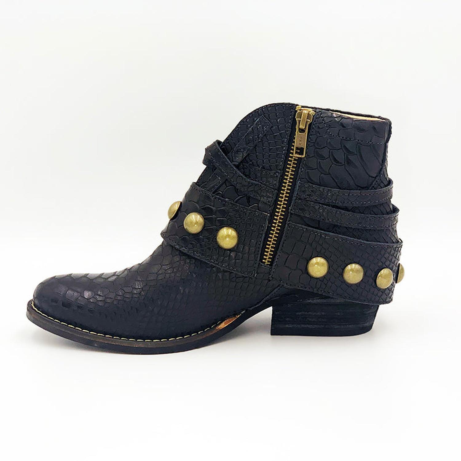 BOTÍN AIDA NEGRO DE CUERO MUJER-3