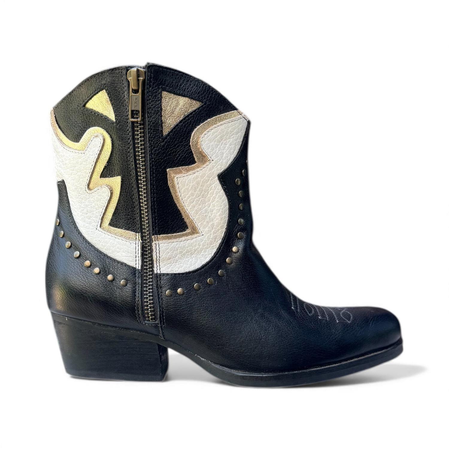 BOTIN DE CUERO ROBERTA-0