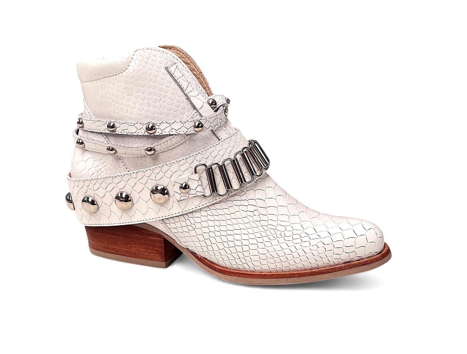 BOTÍN ADA BLANCO DE CUERO MUJER-1