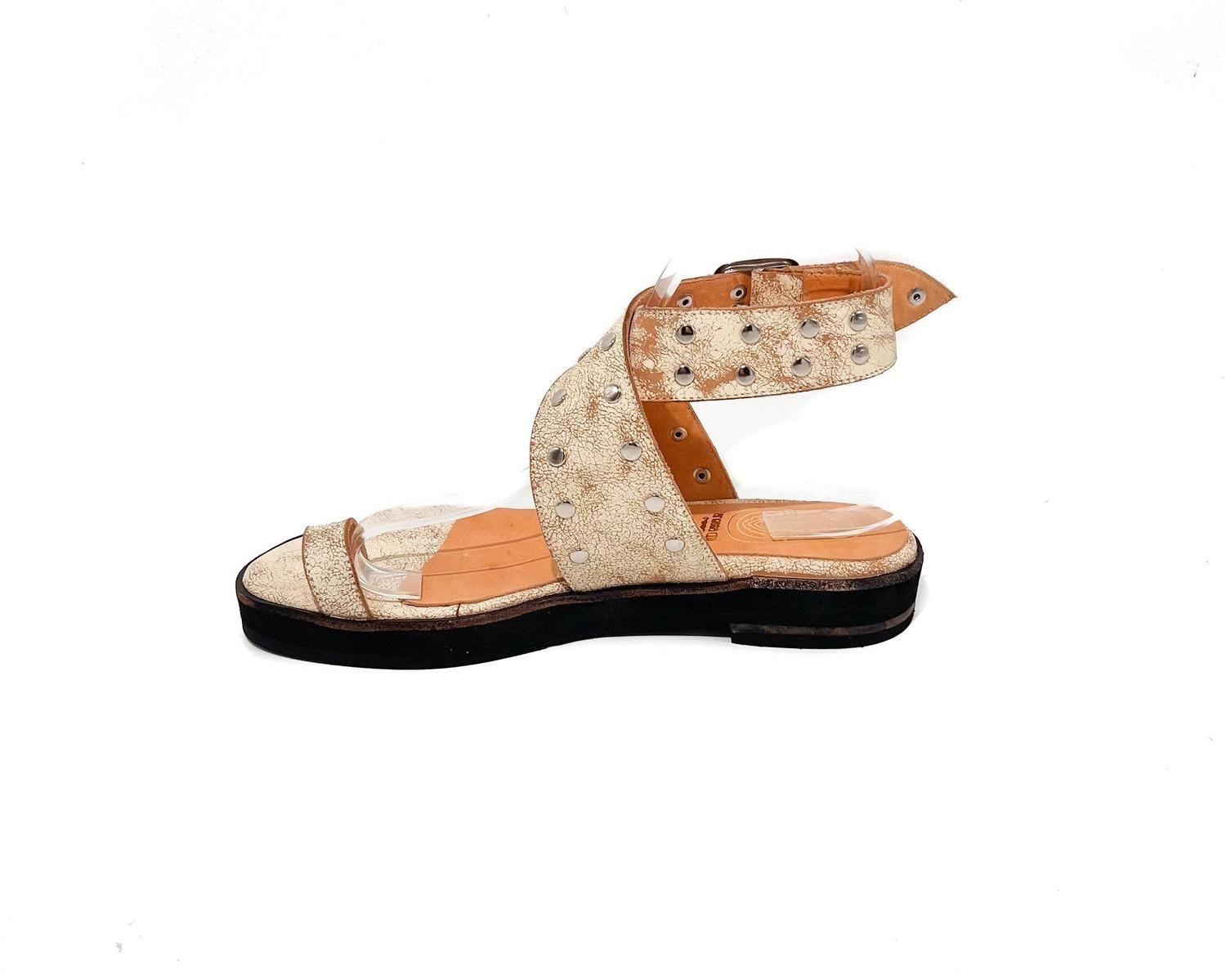 SANDALIA DE CUERO PAO BLANCA-2