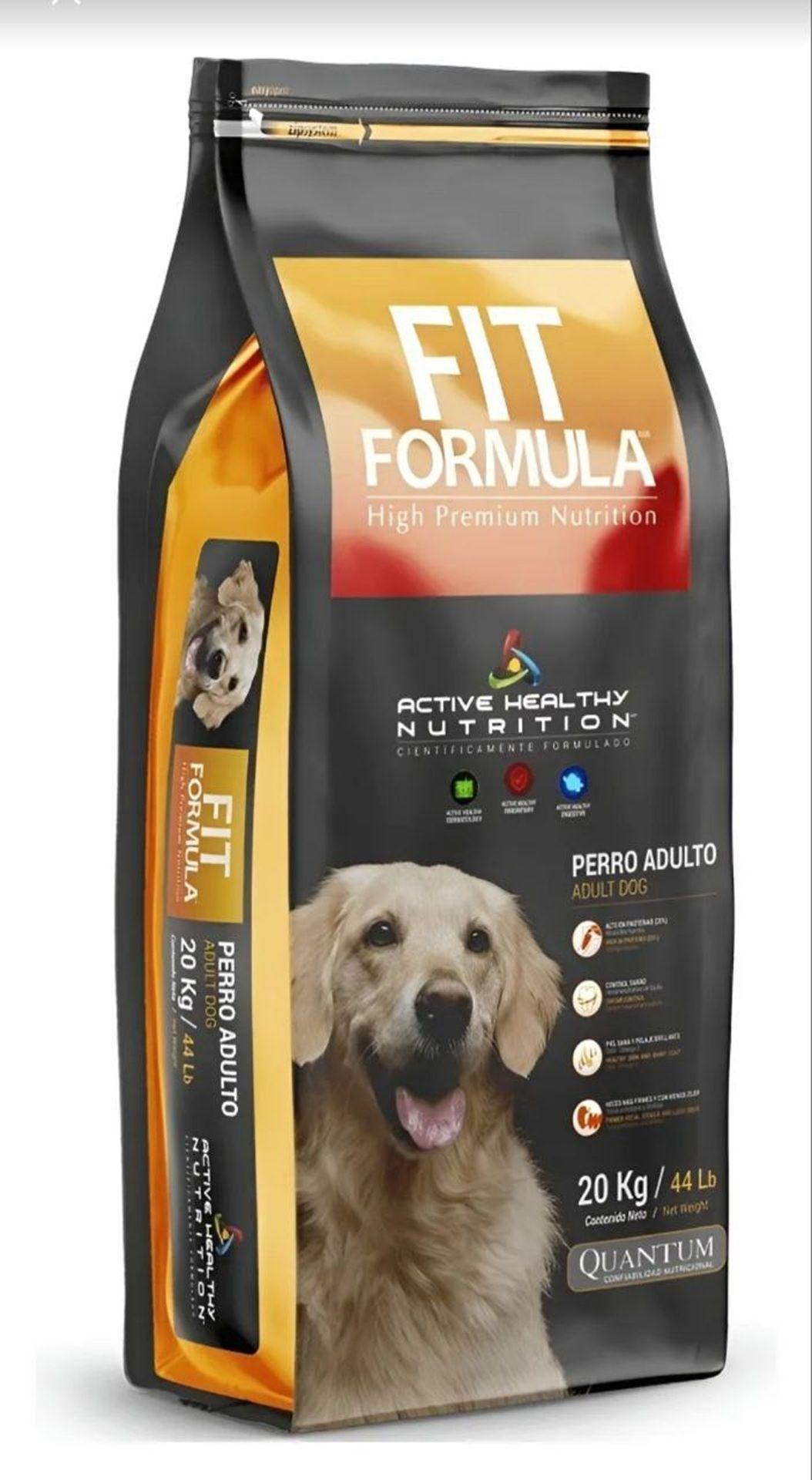 FIT FORMULA  para perro Aduito 20 Kg  alimento completo y balanceado desarrollado con ingredientes -1
