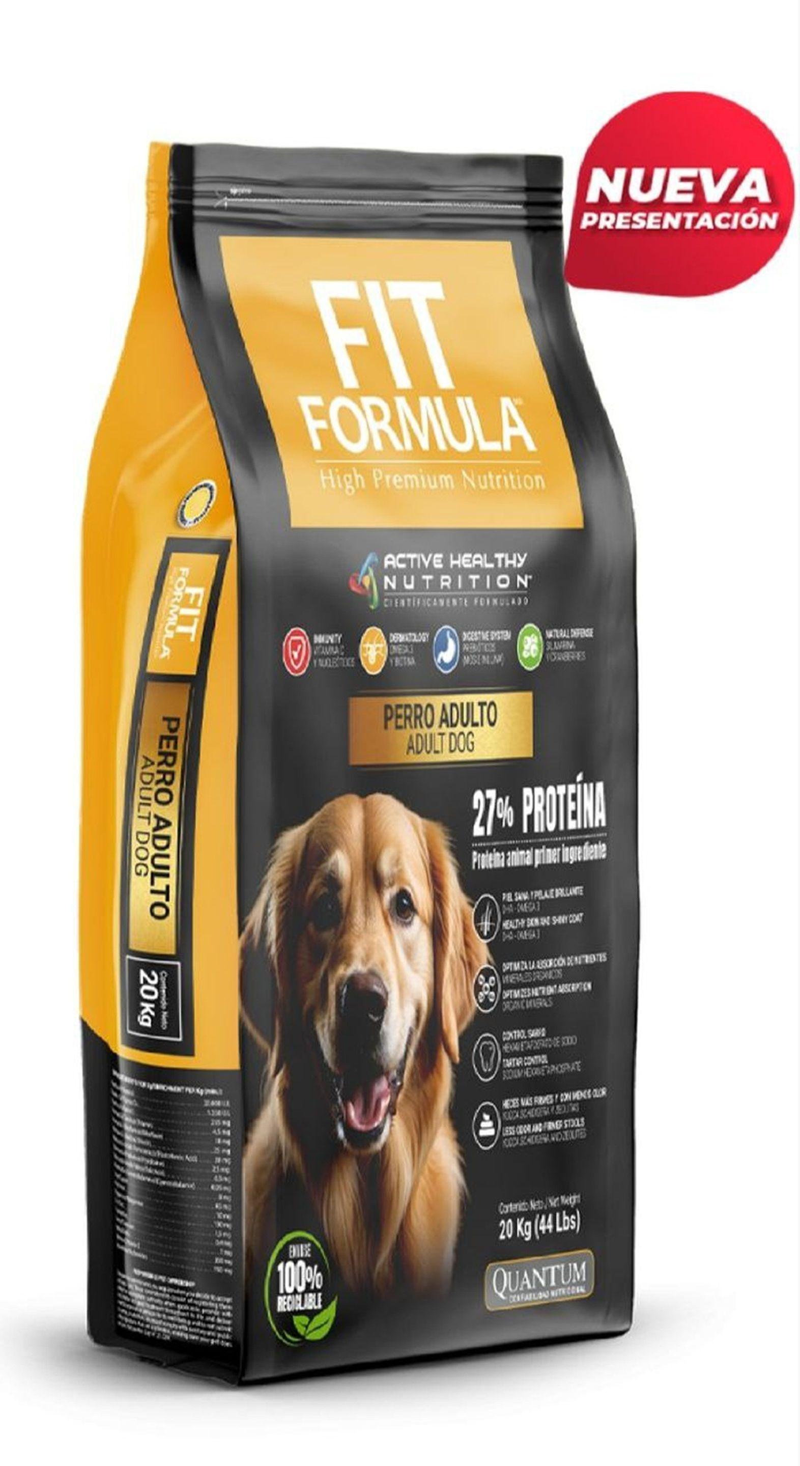 FIT FORMULA  para perro Aduito 20 Kg  alimento completo y balanceado desarrollado con ingredientes -0