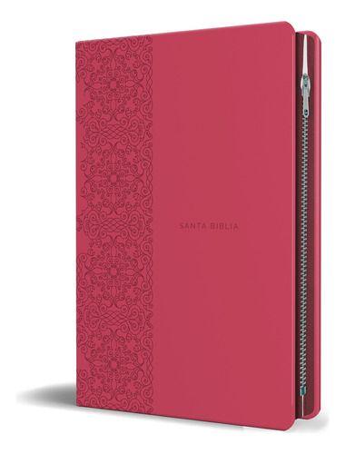 Biblia Rvr60 - Imitación Piel - Fucsia Con Cierre-0