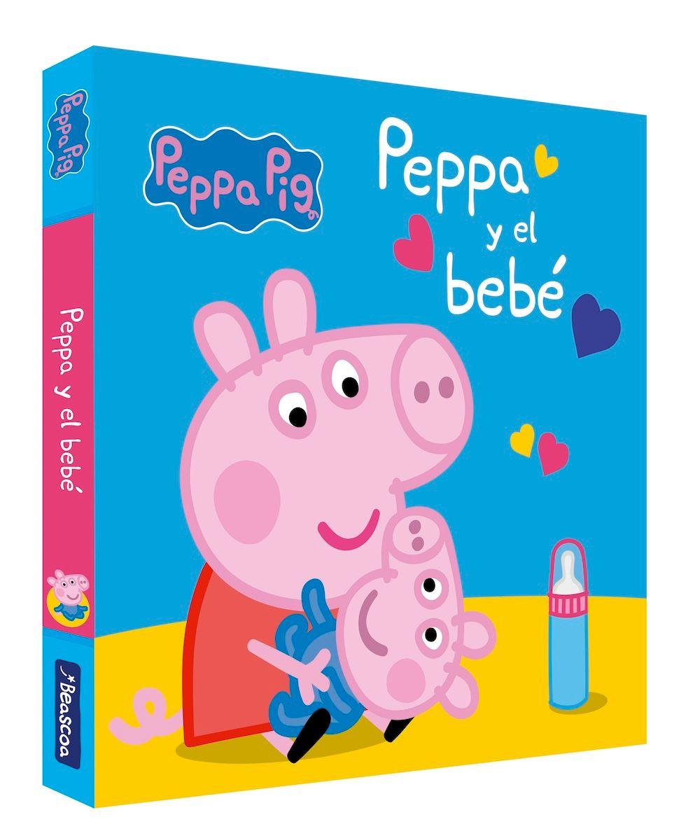 Libro Peppa Pig carton - Peppa pig y el bebé - Hasbro-0