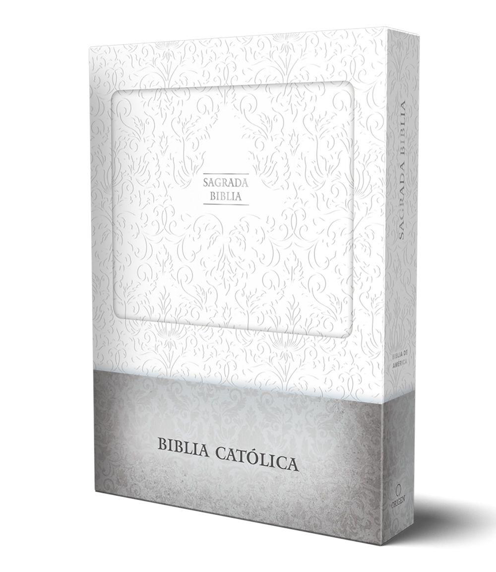 Biblia Católica. Caja blanca regalo-0