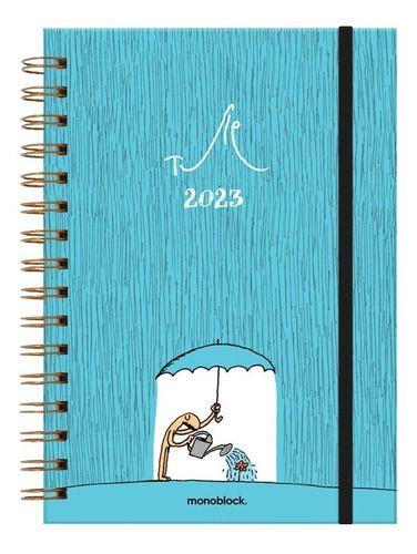Agenda 2023 Monoblock Pocket - Tute: La Flor - Diaria-0