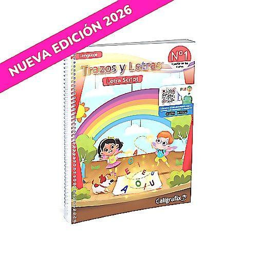 Libro Trazos Y Letras Nº1 SCRIPT - Caligrafix-0
