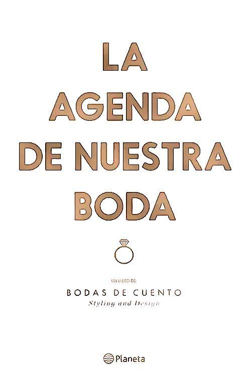Libro La agenda de nuestra boda - Bodas de Cuento-0