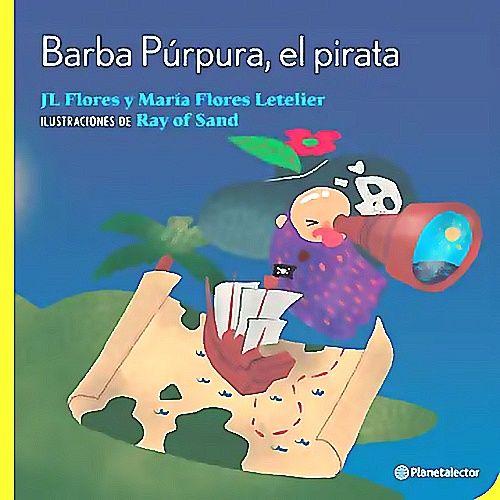 Libro Barba Púrpura, el pirata - José Luis Flores-0