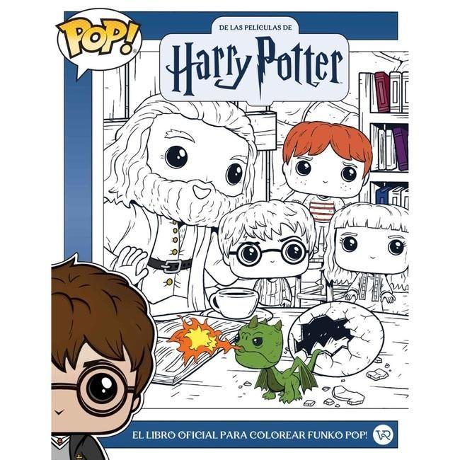 Libro Oficial Harry Potter Para Colorear Funko Pop-0
