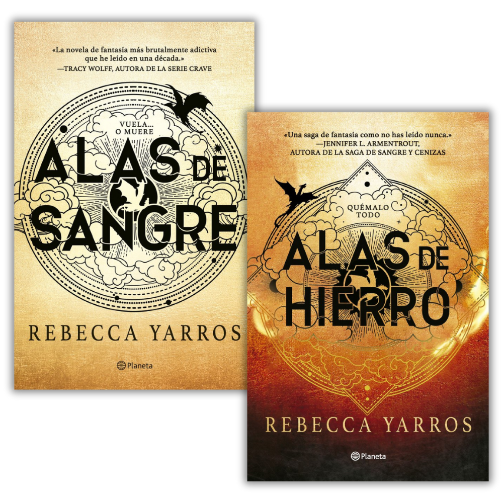 Pack Empíreo 1 y  2:  Alas Sangre + Hierro - Rebecca Yarros-0