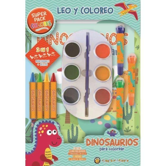 Super Pack Dinosaurios para colorear-0