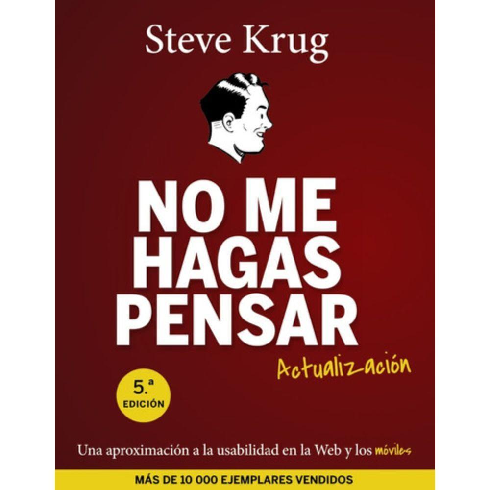 Libro No Me Hagas Pensar - Steve Krug - New Riders-0