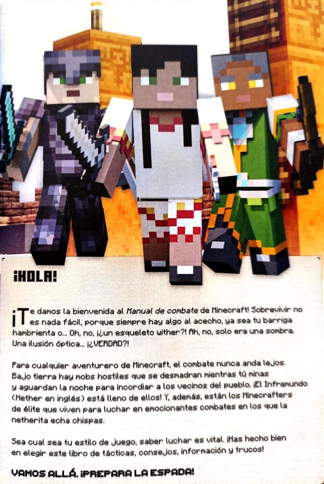 Libro Manual De Combate De Minecraft - Mojang Ab-0