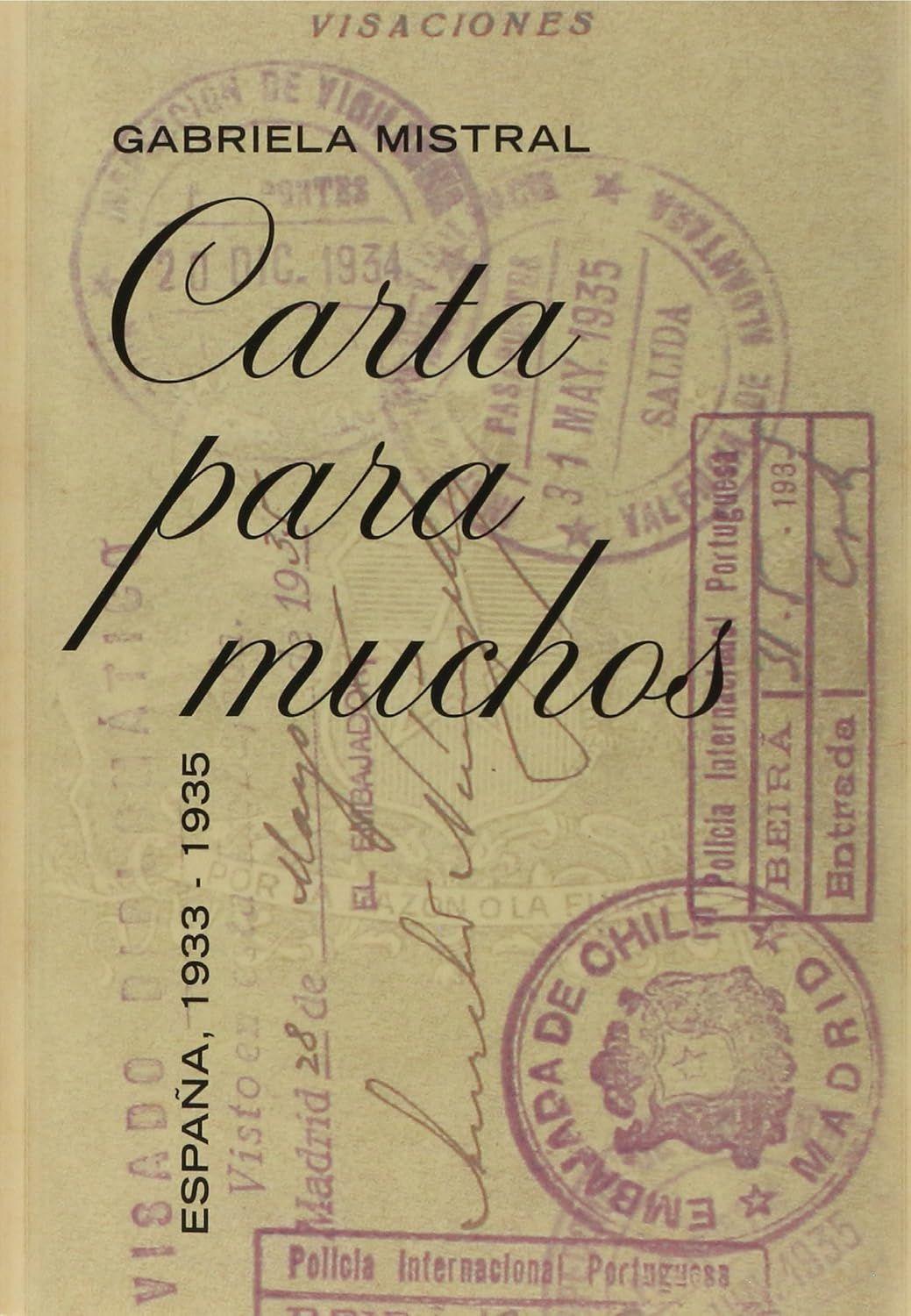 Libro Carta para muchos - Mistral, Gabriela-0