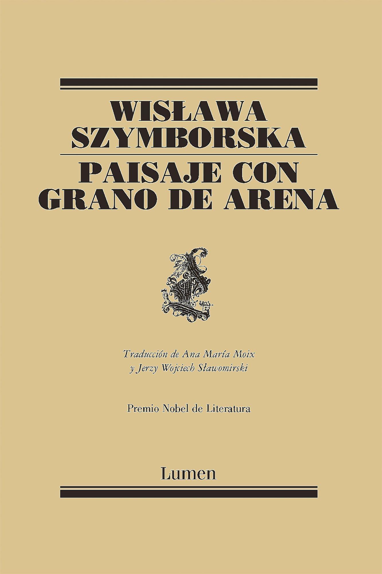 Libro Paisaje Con Grano De Arena - Szymborska, Wislawa-0