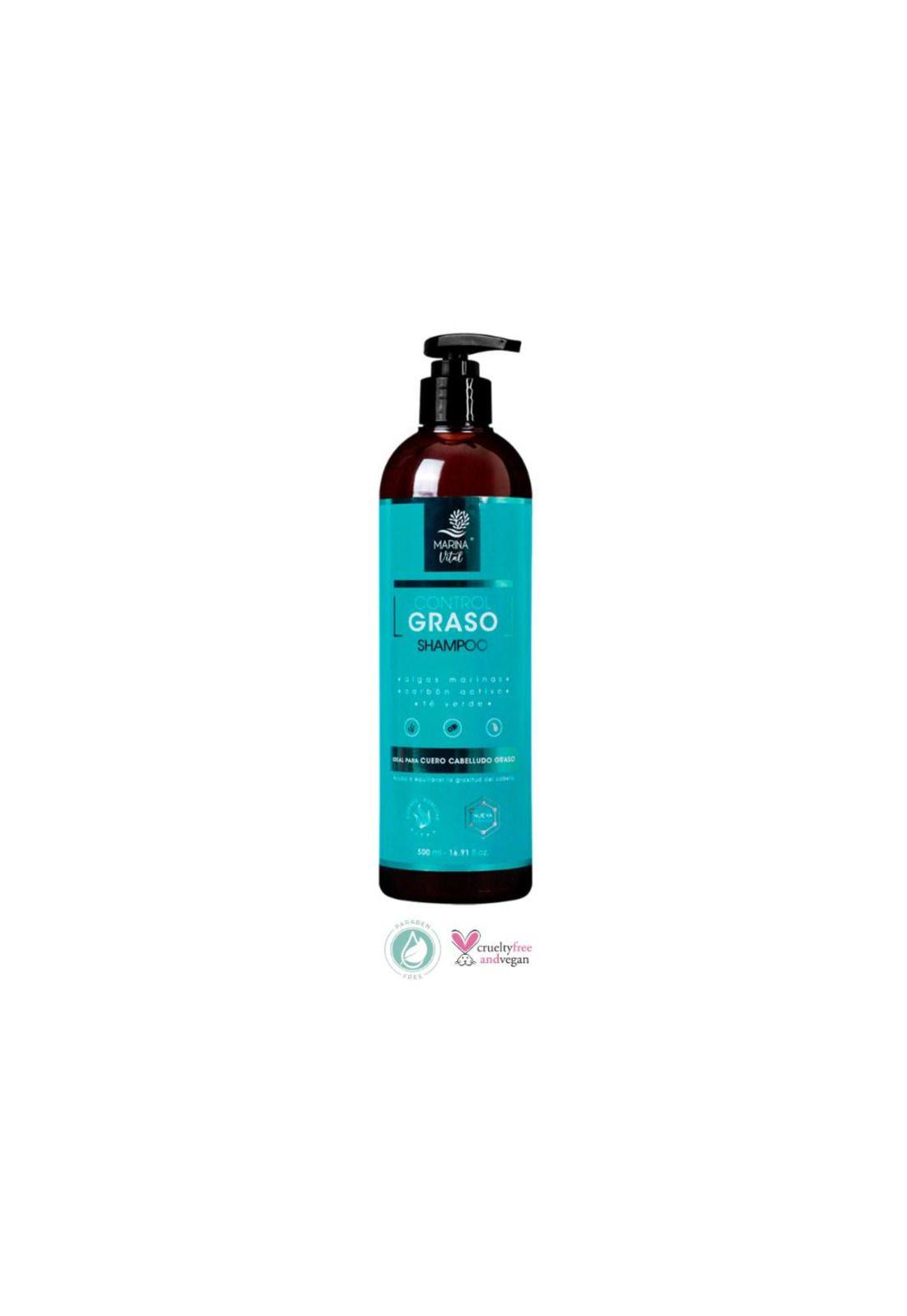 Shampoo Control Graso 500 Ml Marina Vital-0