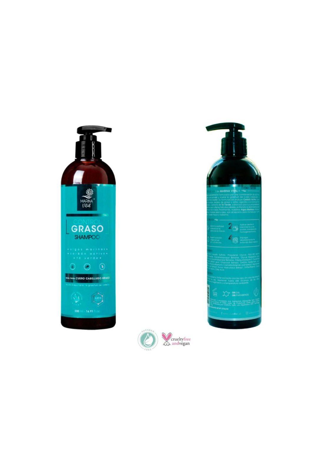 Shampoo Control Graso 500 Ml Marina Vital-2