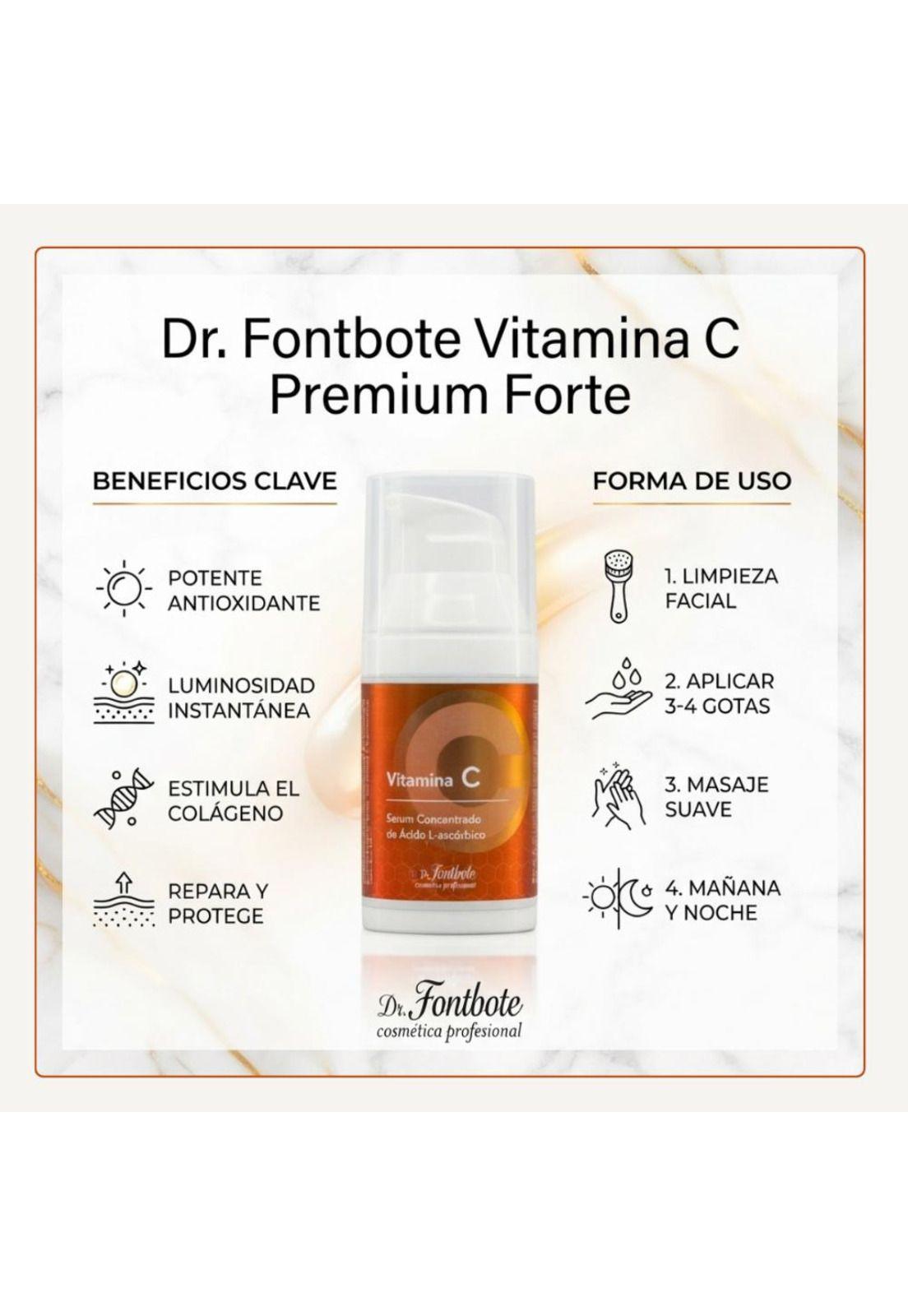 Serum Concentrado Vitamina C Dr Fontbote Premium Forte-2
