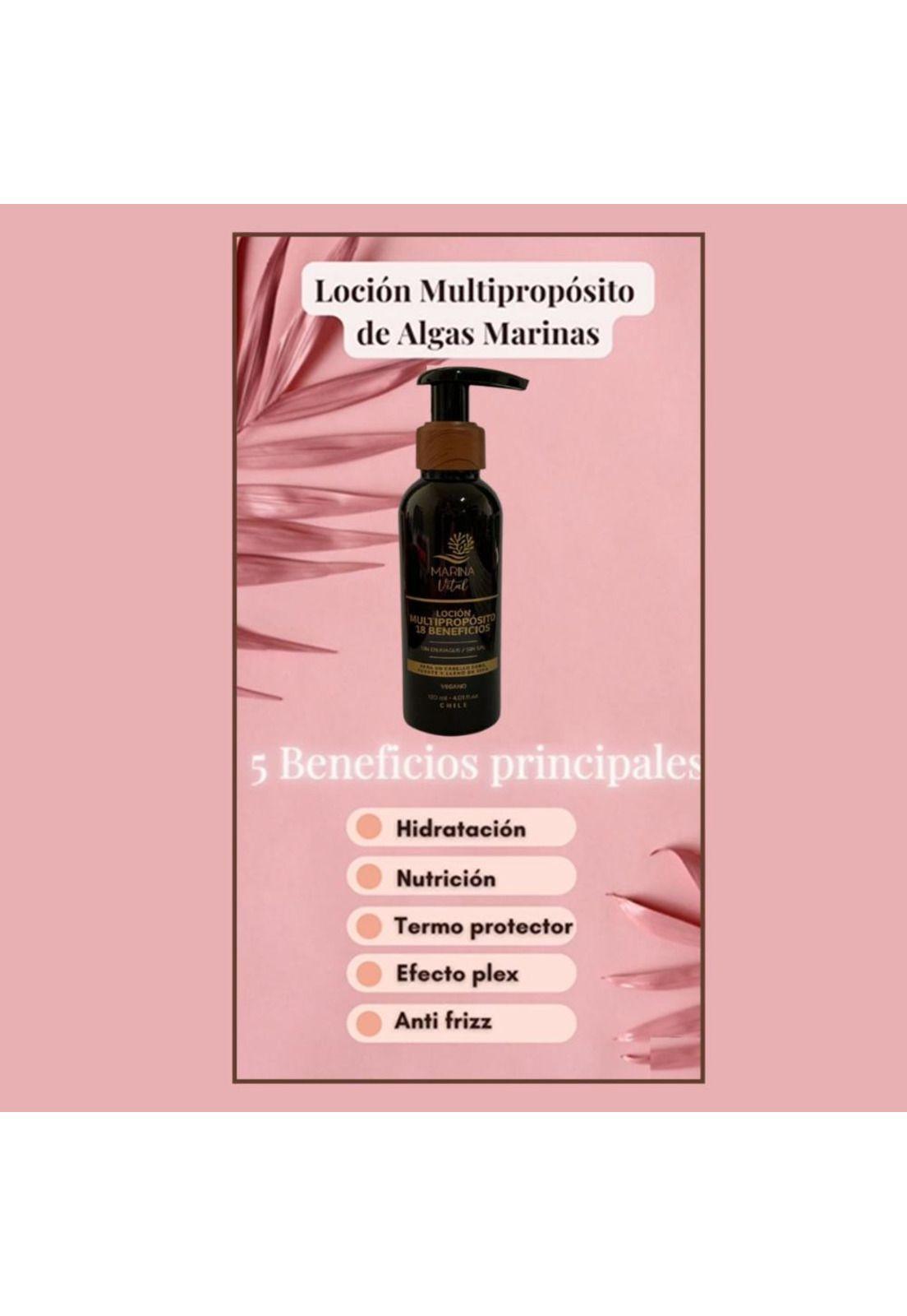 Locion Multiproposito Algas Marinas 120ml. Marina Vital-2
