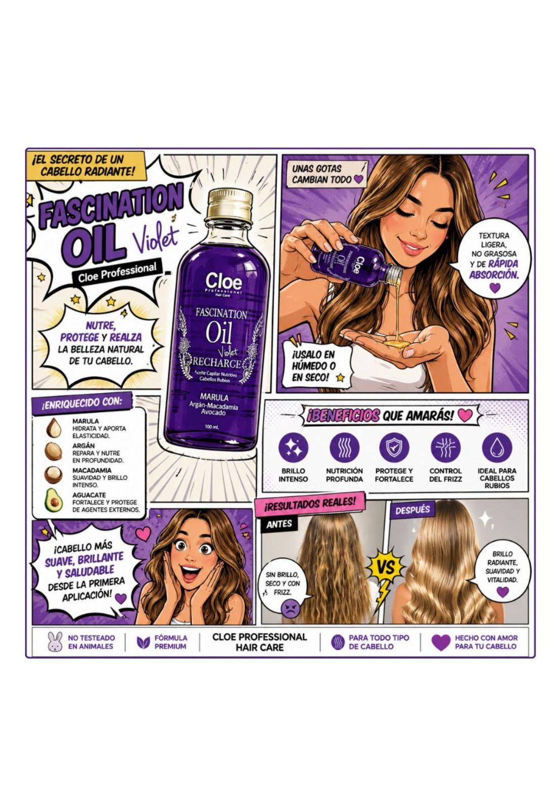 Serum Fascination Oil Violet Recharge 100 ml-2