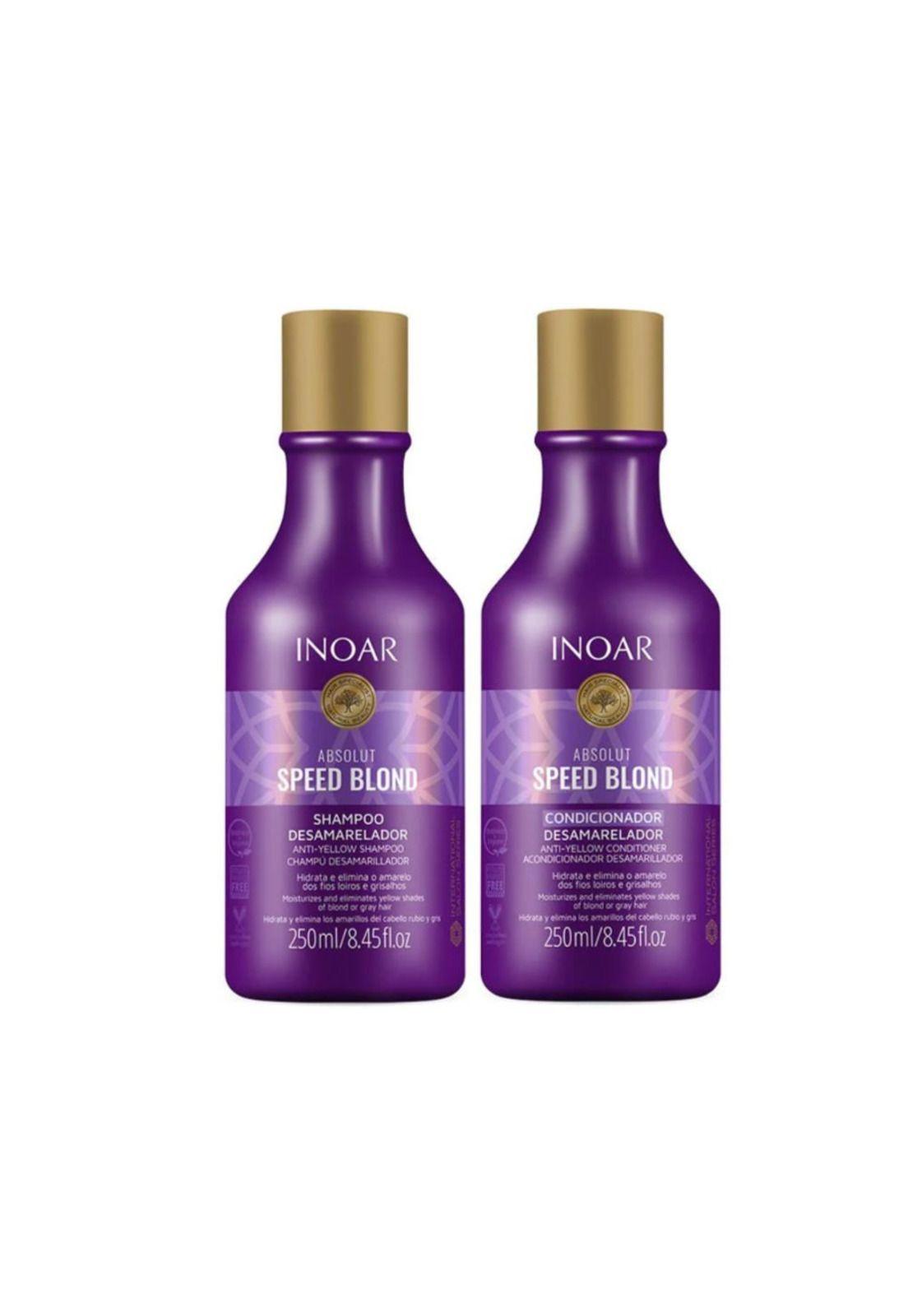 Shampoo y Acondicionador Matizador Speed Blond Pack-3