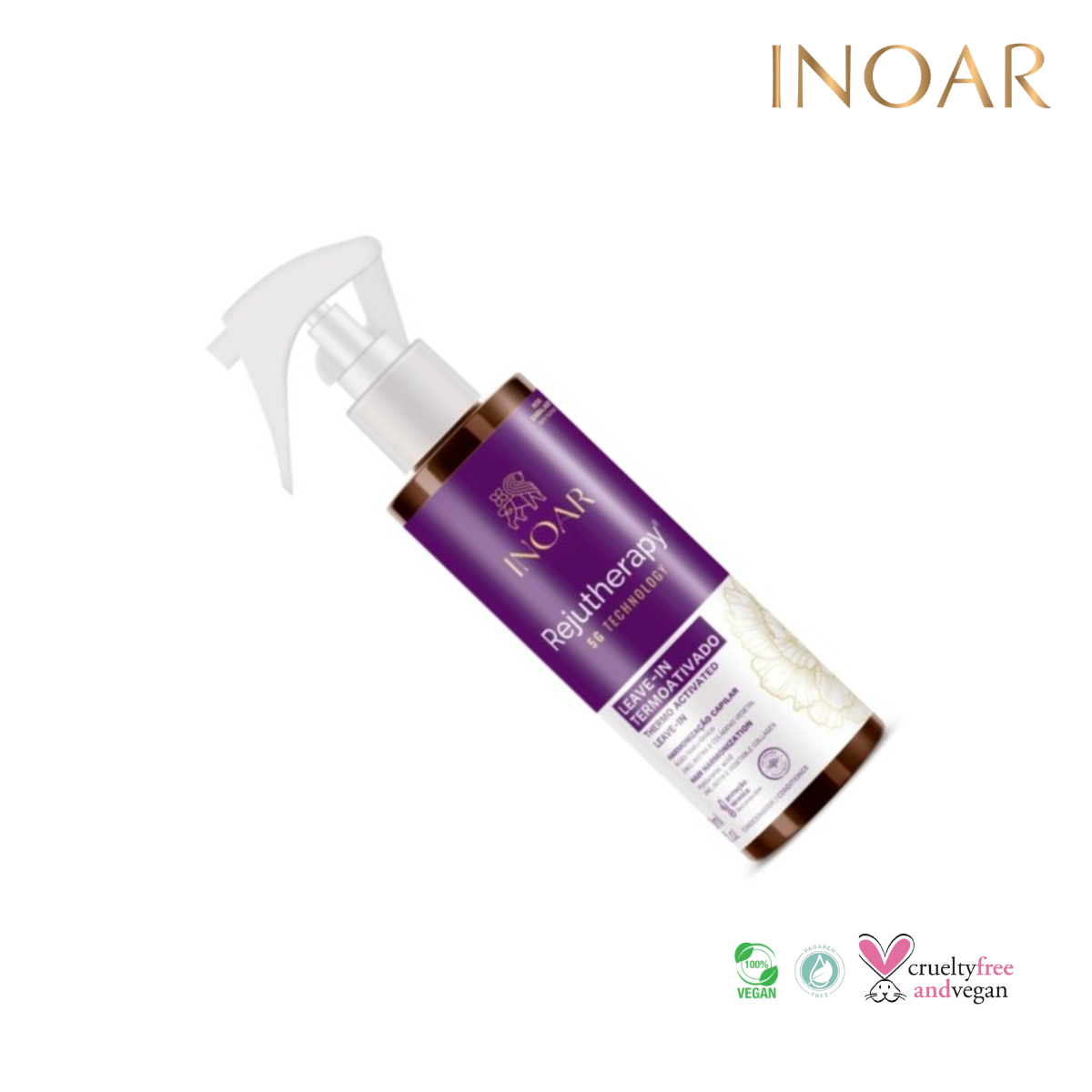 Leave In Rejutherapy Ácido Hialurónico 5 Beneficios 200 ml Inoar-2