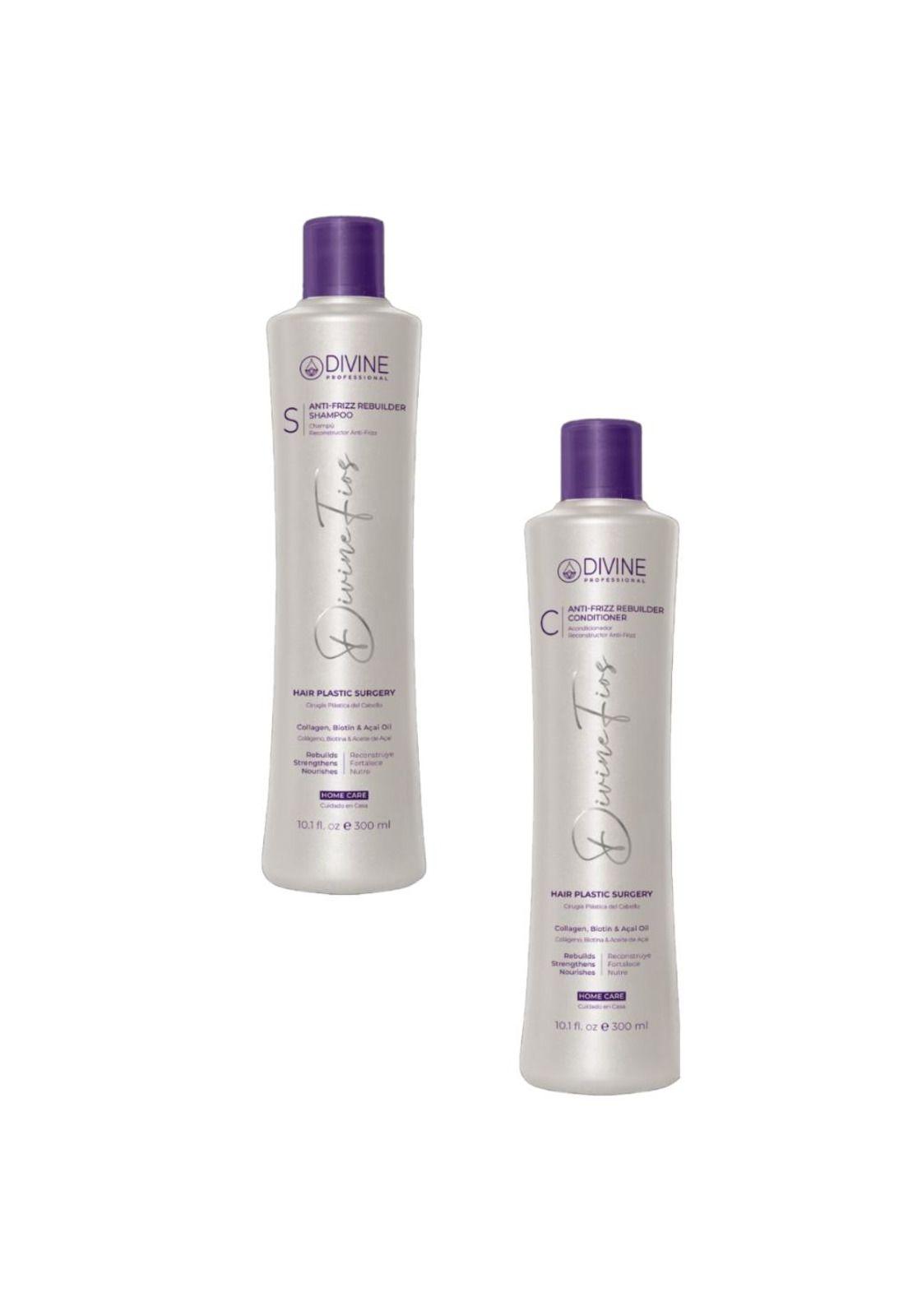 Kit Home Care Shampoo + Acondicionador 300 ml c/u Divine Pro-2