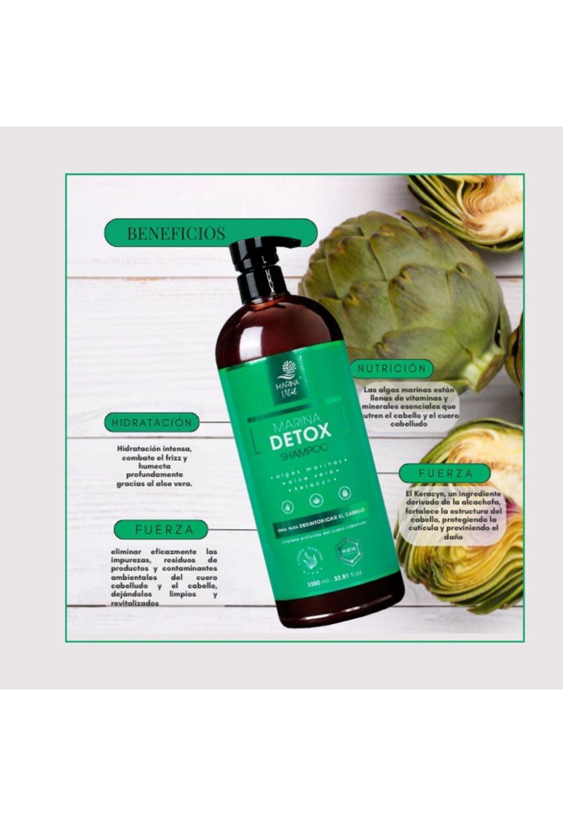 Shampoo Algas Marina 1000 ml. Detox Marina Vital-2