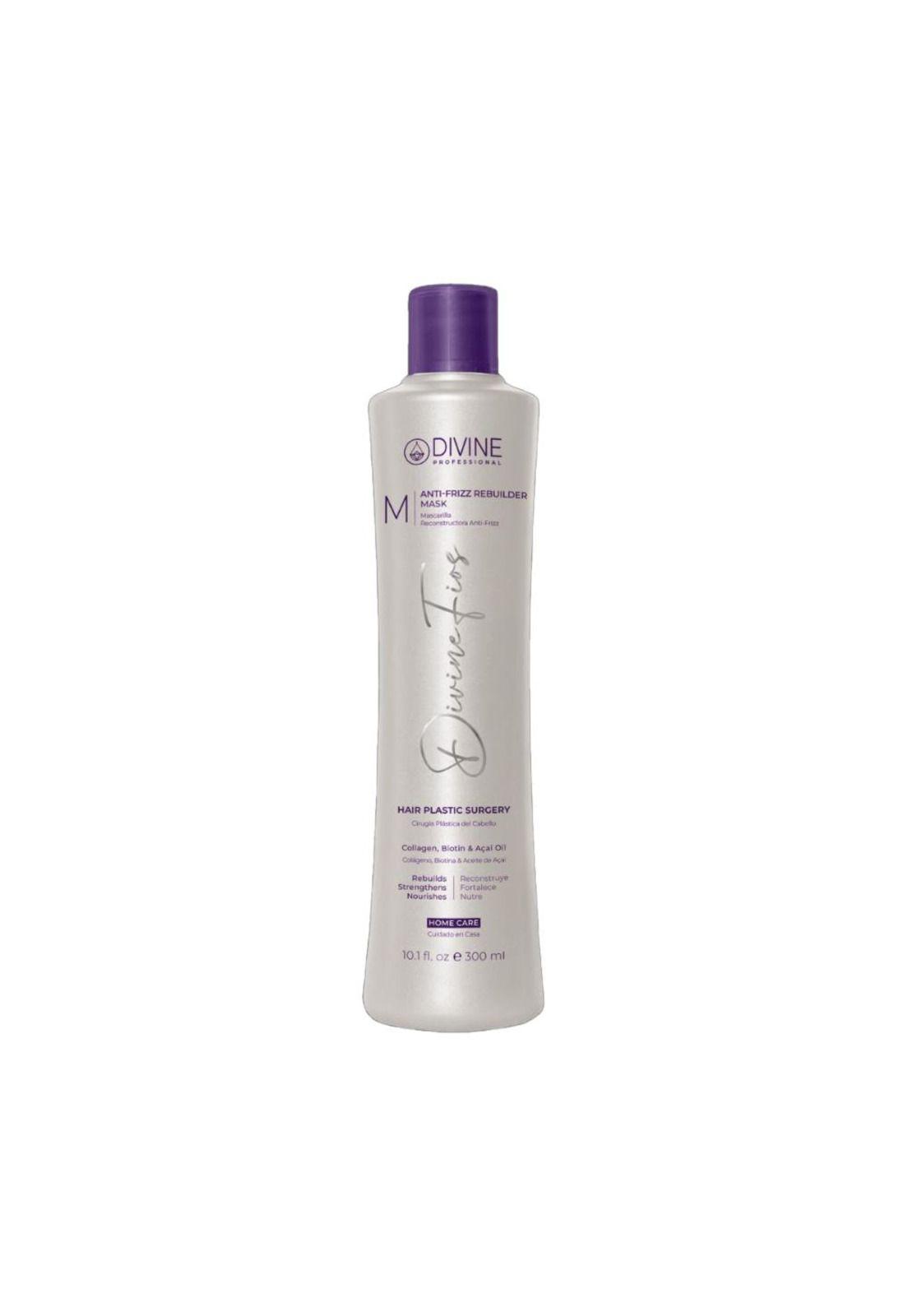 Anti-Frizz Rebuilder Mascarilla 300 ml Divine Professional-0
