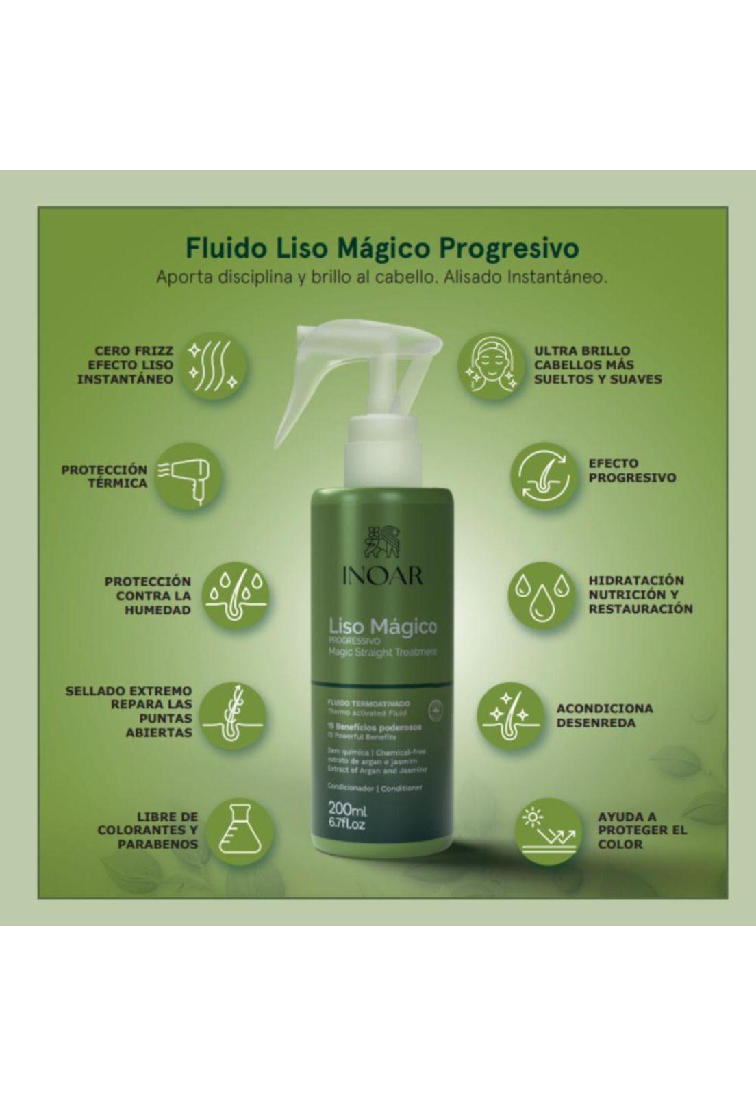 Liso Magico Progressivo Antifrizz 200 Ml Inoar-2