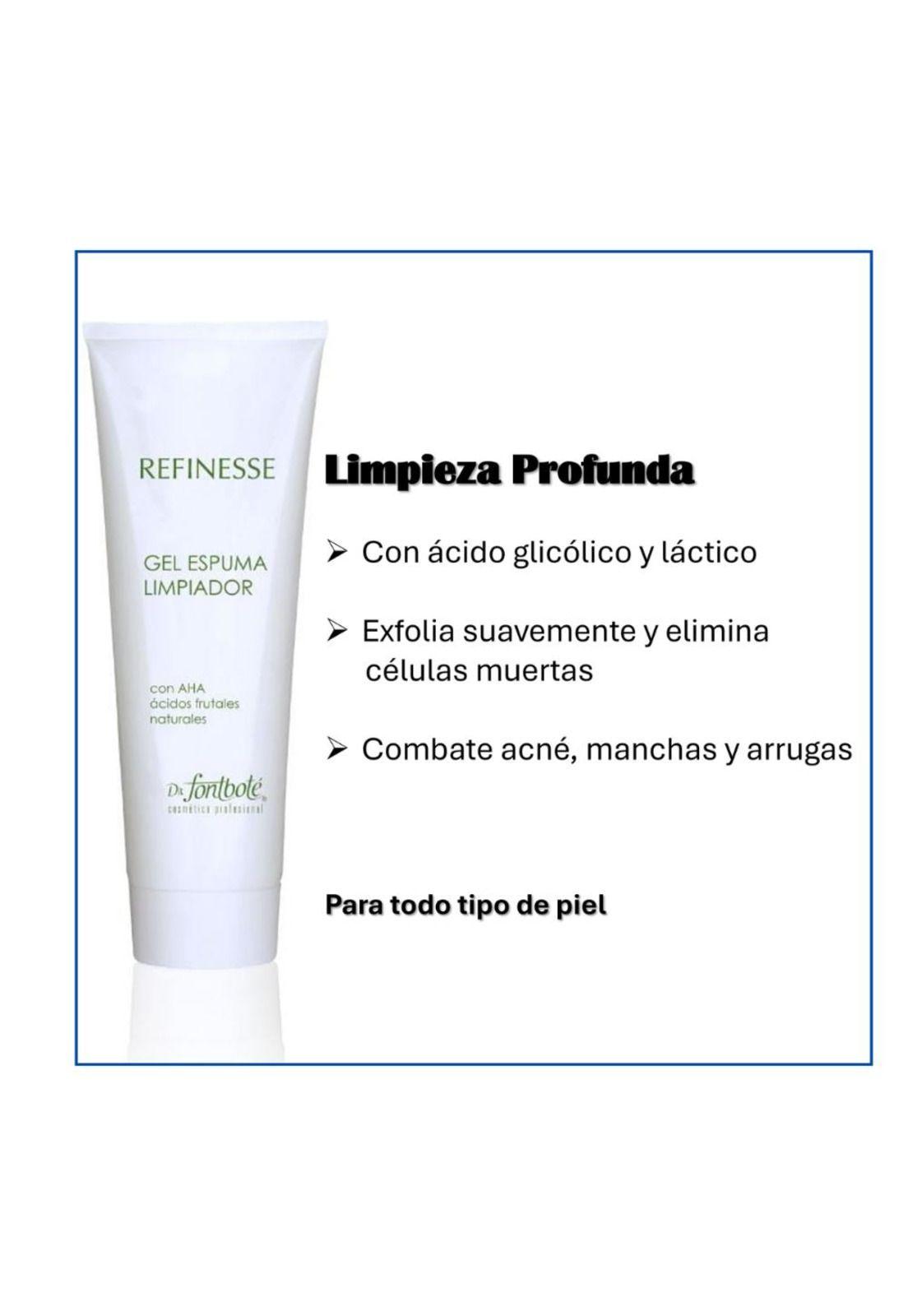 Gel Espuma Limpiador Con Aha 185 Ml Dr Fontbote-1