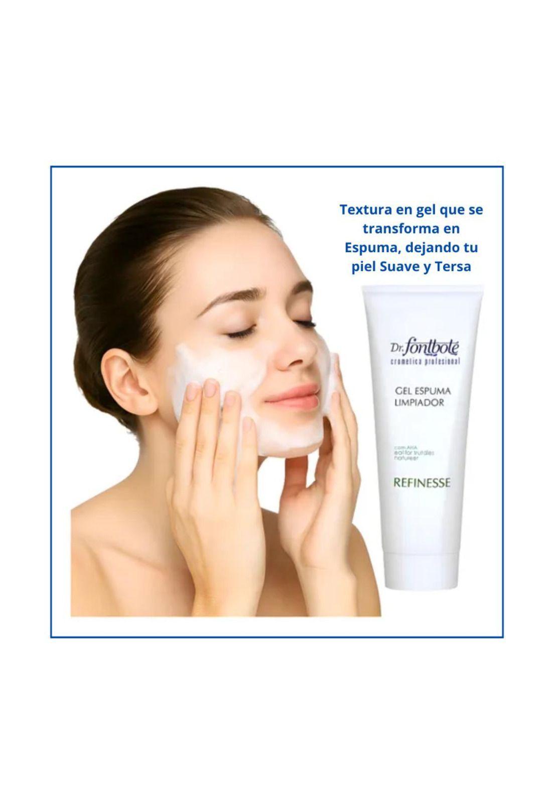 Gel Espuma Limpiador Con Aha 185 Ml Dr Fontbote-3