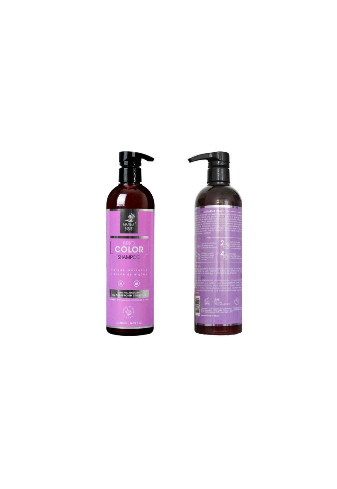 Shampoo 500 ml  y   Mascara Briocolor 500 ml Marina Vital-3