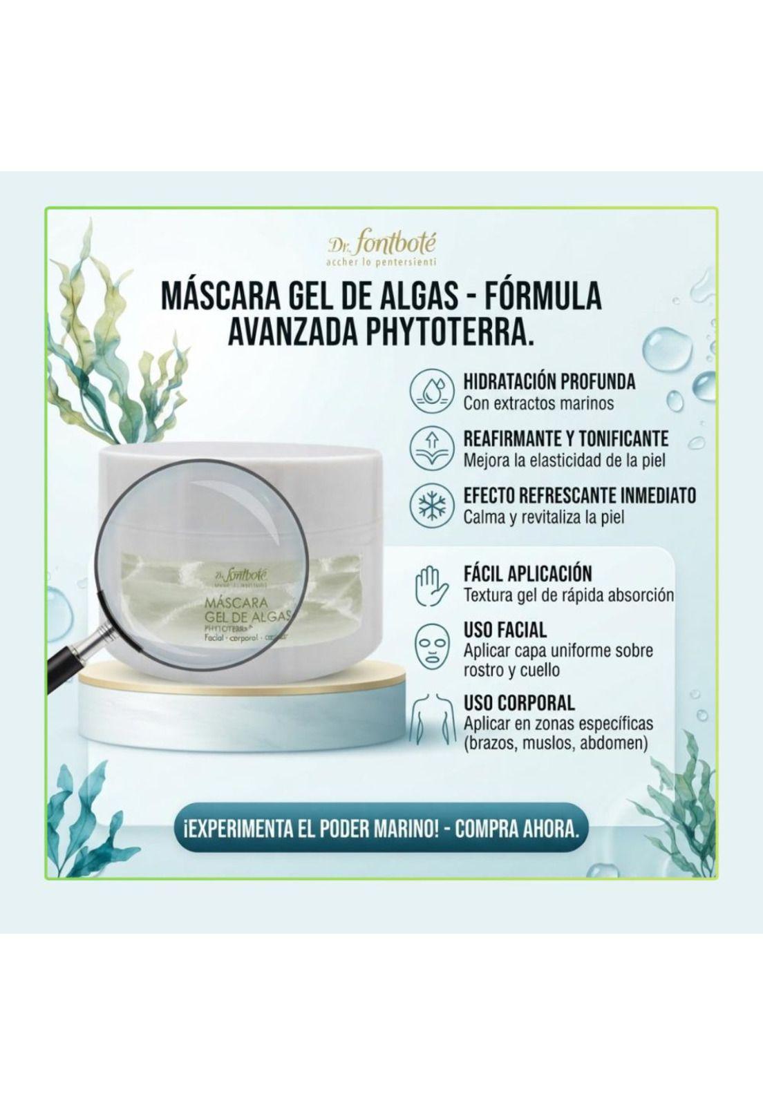 1475 MÁSCARA GEL DE ALGAS FACIAL- CORPORAL- CAPILAR 250 g-2