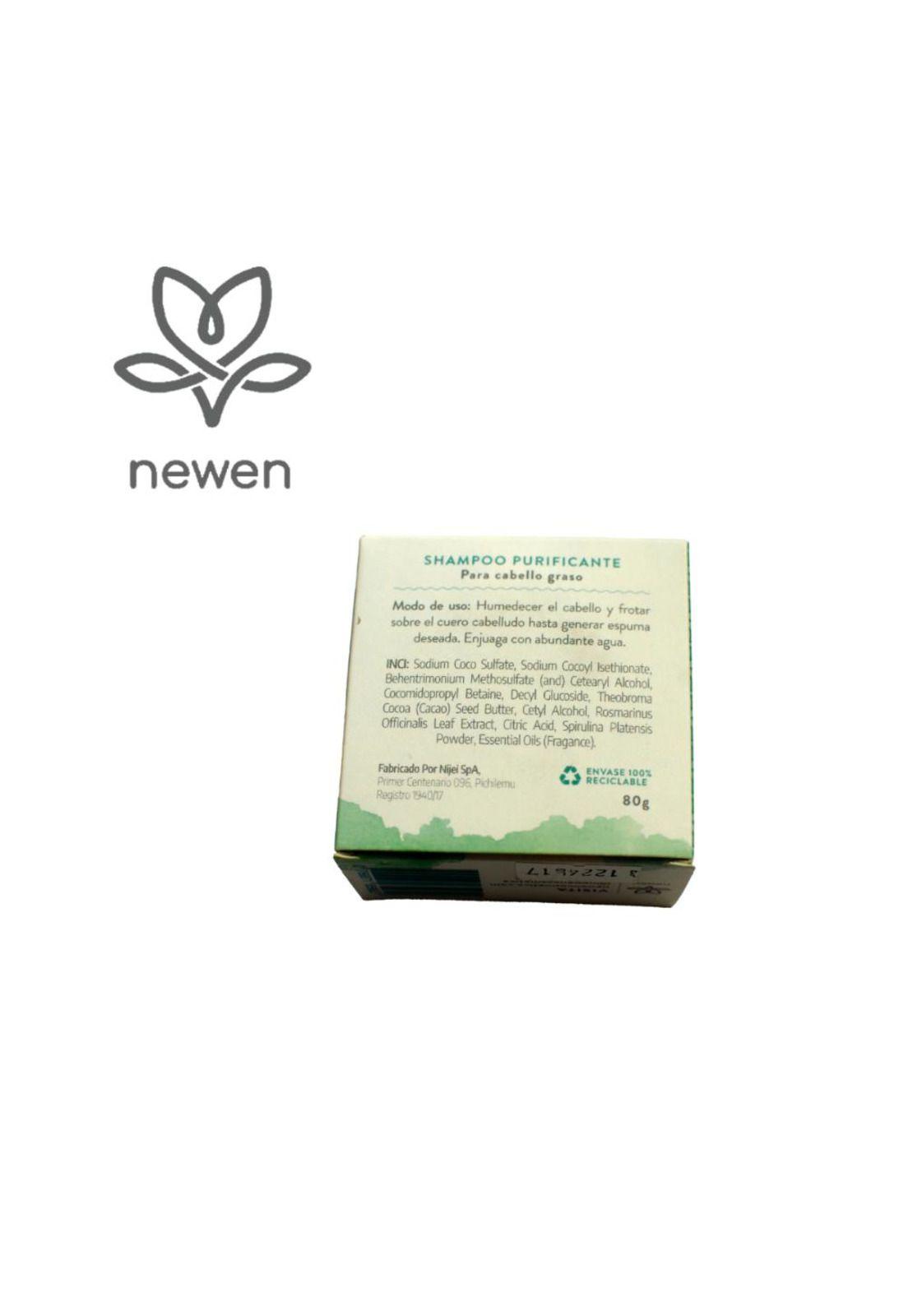 Shampoo Solido Purificante con extracto de Romero Newen-2