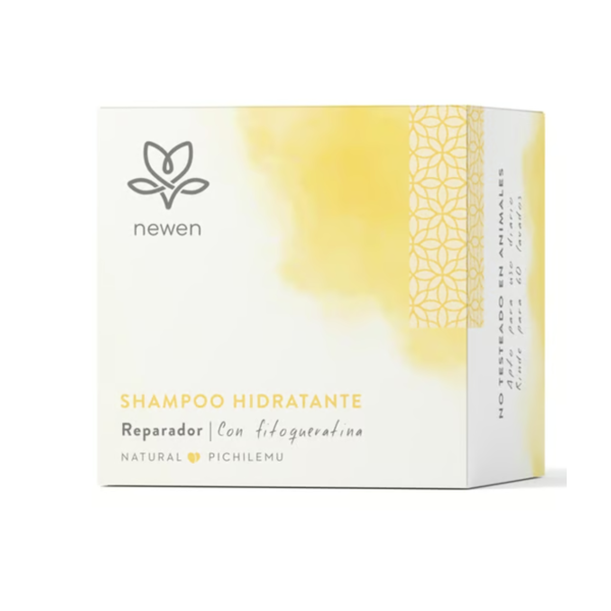 Shampoo Solido Hidratante con Fitoqueratina Newen-3