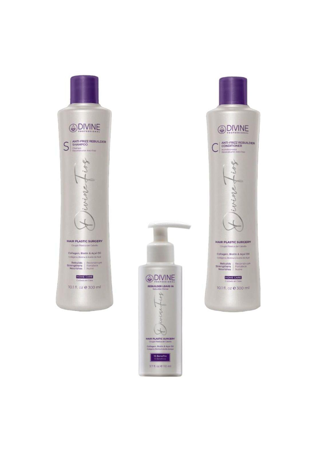 Kit Home Care Shampoo + Acondicionador+LeaveIn Divine Profes-2