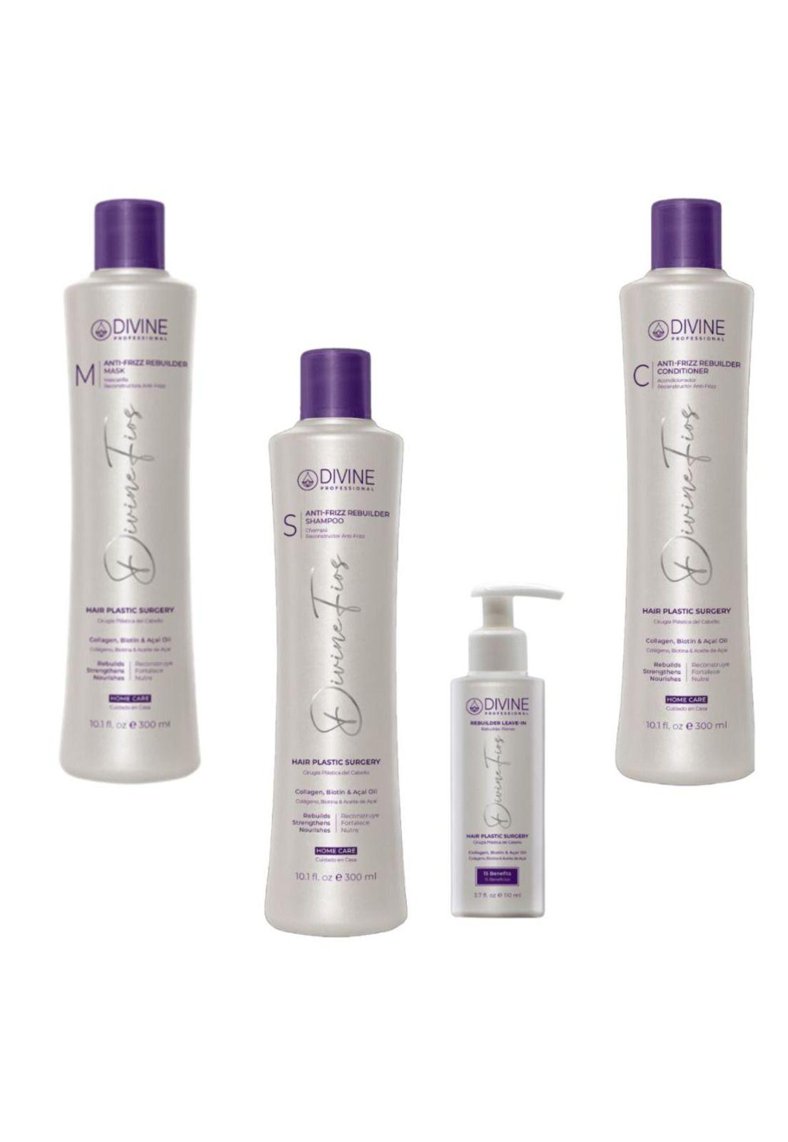 Kit HC 4 pasos Shampoo+Acondicionador+Mascarilla+LeaveIn-2